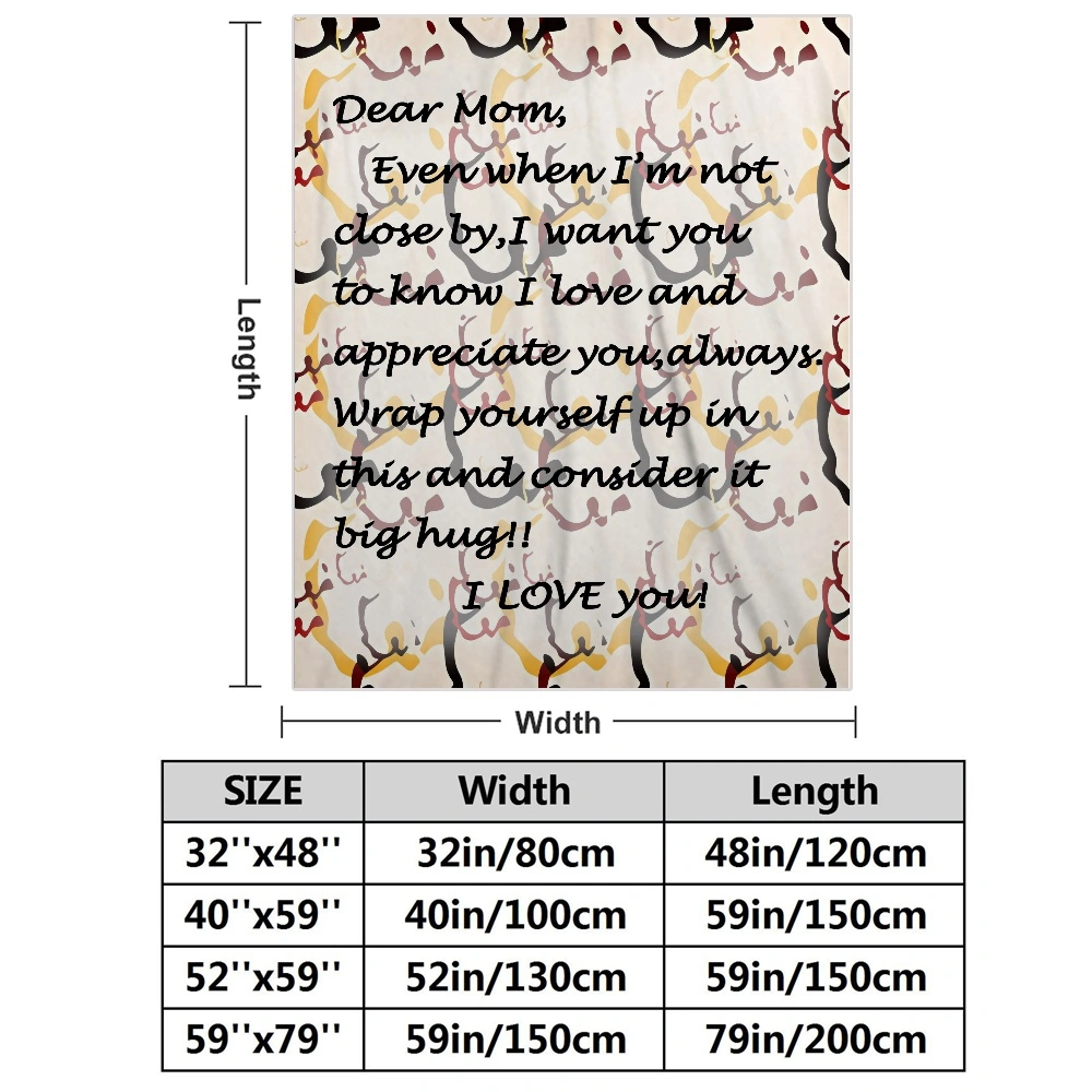 Mothers Day Birthday Gifts for Mom from Daughter Mother Gifts,Mom Birthday Gifts,Mother Day Birthday Gift from Son,Mother's Day Anniversary Birthday Presents for Mom,32x48''(#371,32x48'')A