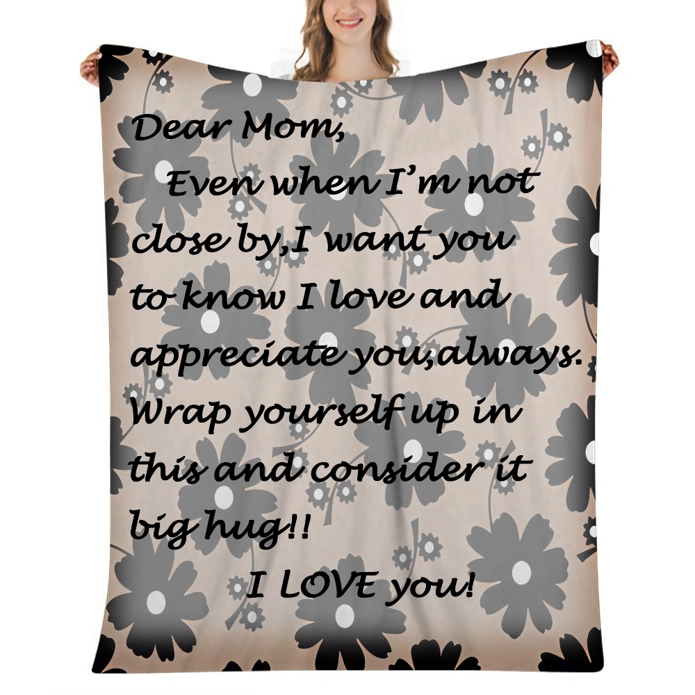 To My Mom Gifts Blanket Ultra-Soft Micro Fleece Throw Blankets,Gifts for Mothers Day for Mom from Daughterfrom Daughter Son Gift Birthdays Bed Sofa Travel Warm Love Fuzzy,32x48''(#370,32x48'')A