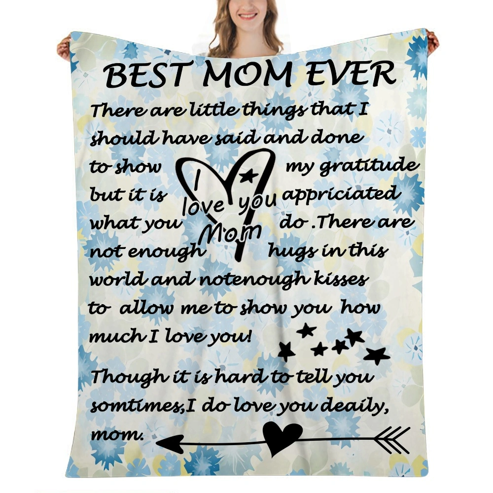 To My Mom Blanket from Daughter Son Sunflower Birthday Gifts for Mom Soft Warm Love You Mom Blankets Mothers Day for Her,32x48''(#173,32x48'')A