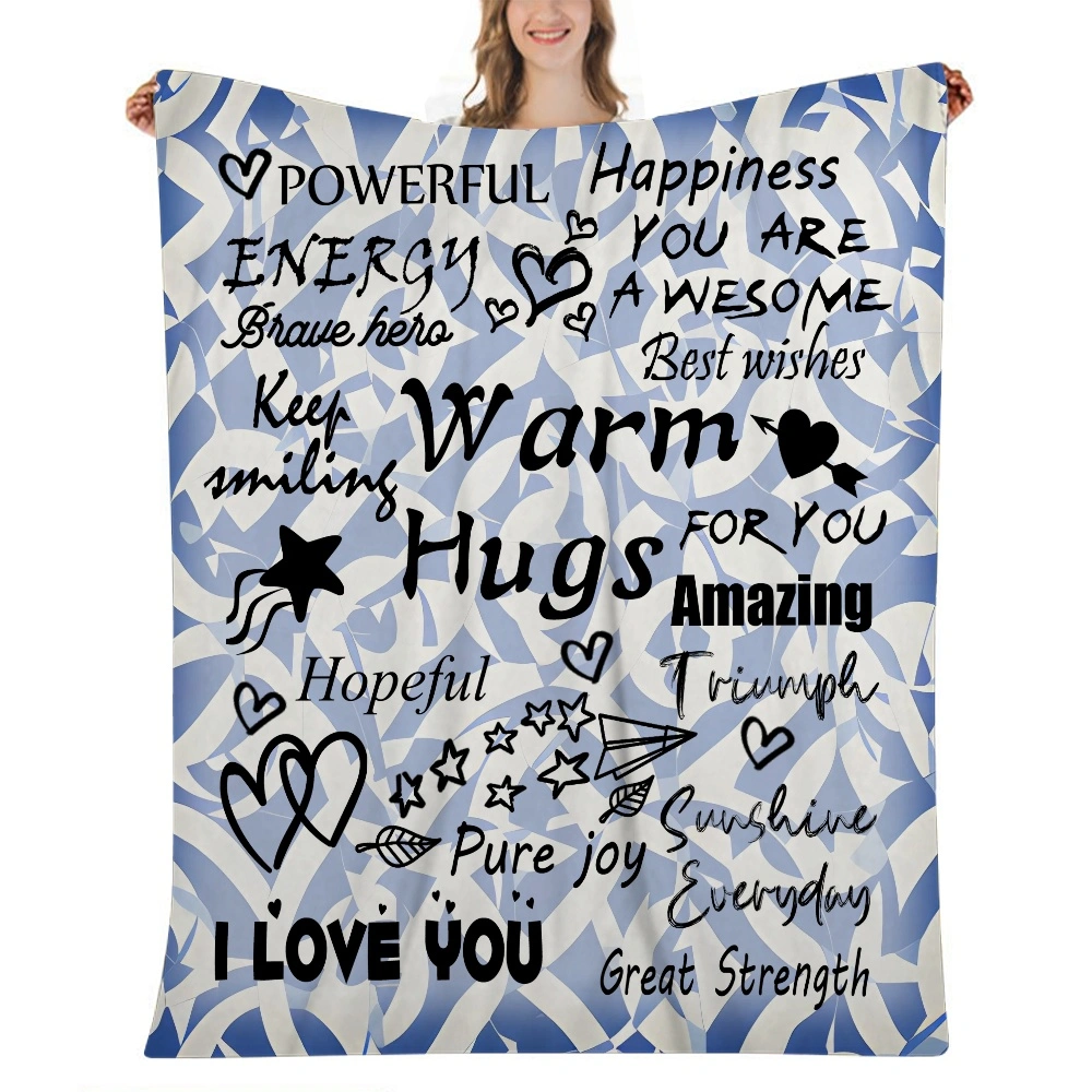 I Love You Mom Gift Blanket,Fleece Blankets,Super Soft Flannel Blanket for Bed,Luxury Cozy Plush Fuzzy Blanket,32x48 inches(#853,32x48'')A