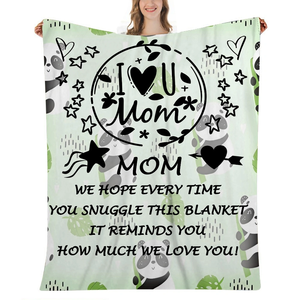 Mom Blanket Gift- Blanket Soft Comfortable and Throw Warm Blanket Fits Couch Sofa Bedroom Living Room Suitable for Kids Adults 32x48 inches(#474,32x48'')A