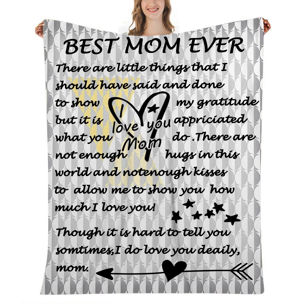 Gifts for Mom from Daughter Throw Blanket to My Mom Birthday Gifts for Mom Mother‘s’ Day Thanksgiving Christmas Day Gifts for Mom Soft Fleece Throw Mother Blanket,32x48''(#278,32x48'')A