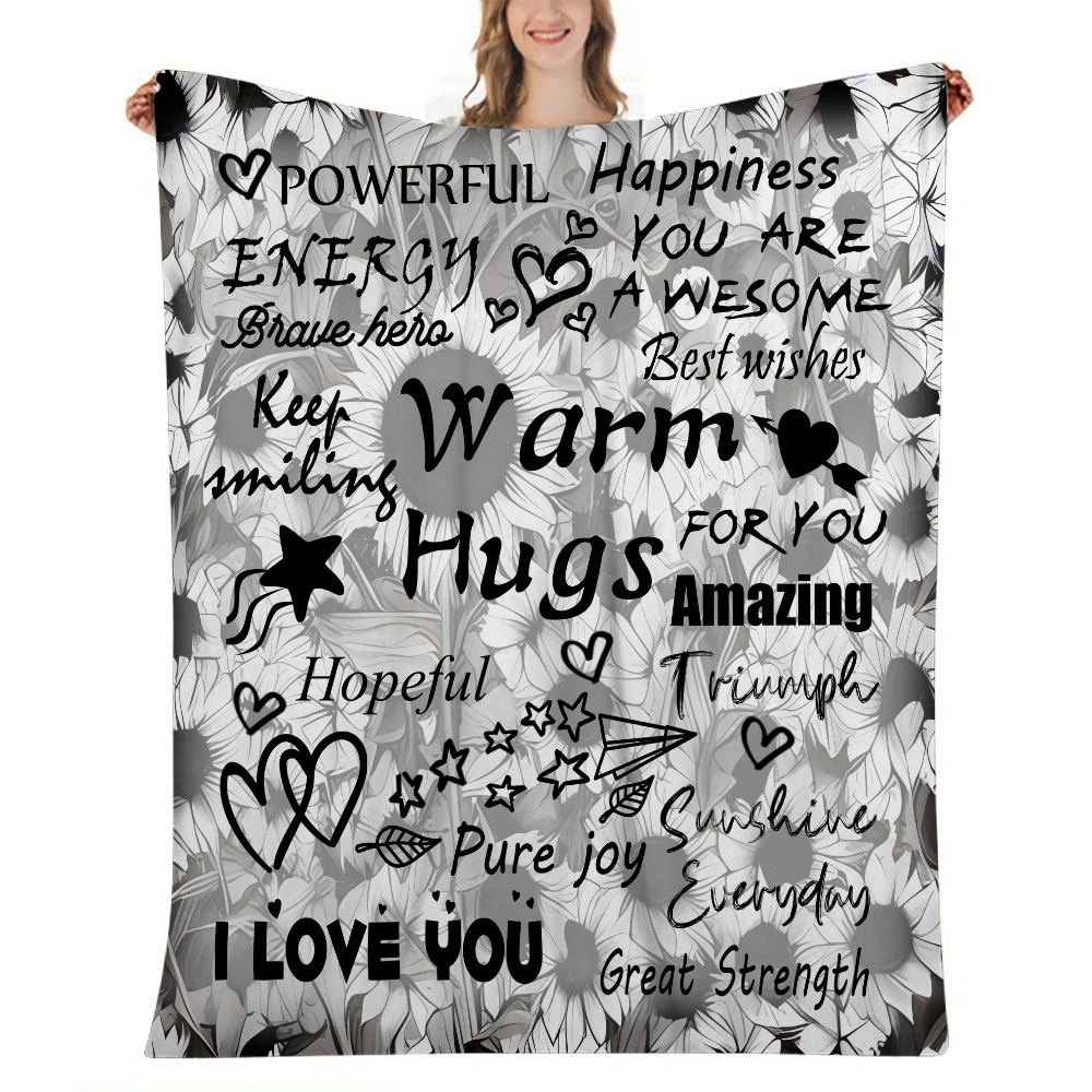 I Love You Mom Gift Blanket,Throw Blanket Super Soft Warm Blanket for Couch Lightweight Fluffy Blanket for Bed Sofa 32x48 inches(#860,32x48'')A