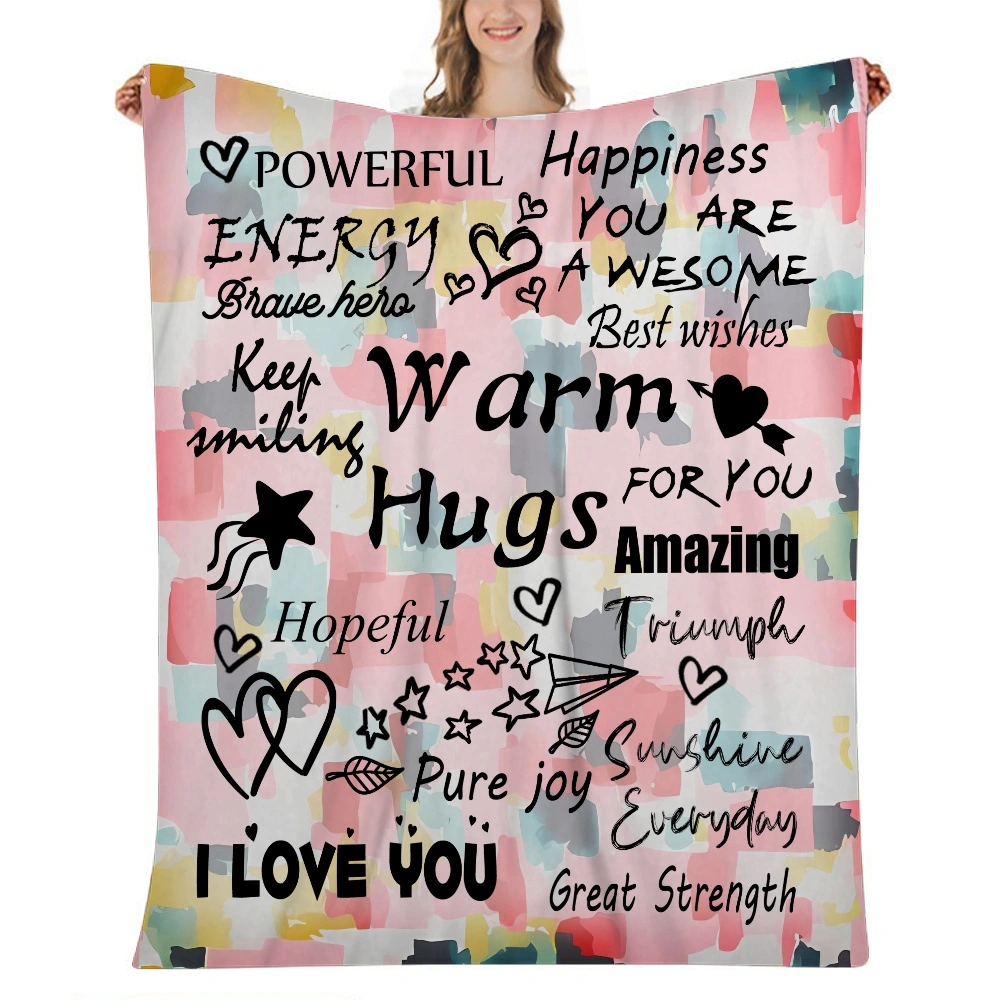 I Love You Mom Gift Blanket,Throw Blanket Living Room Car Bedroom Warm Blankets Air Conditioning Blanket Fans Gifts 32x48 inches(#861,32x48'')A