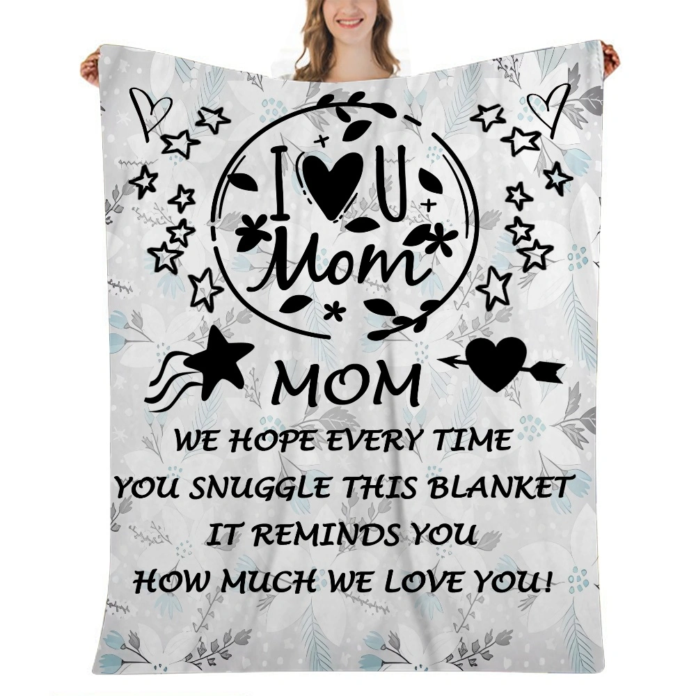 Mom Blanket Gift- Blanket Soft Cozy Lightweight Fluffy Funny Food Blanket All Season Fuzzy Plush Throw Blankets for Couch Sofa Bed 32x48 inches(#483,32x48'')A