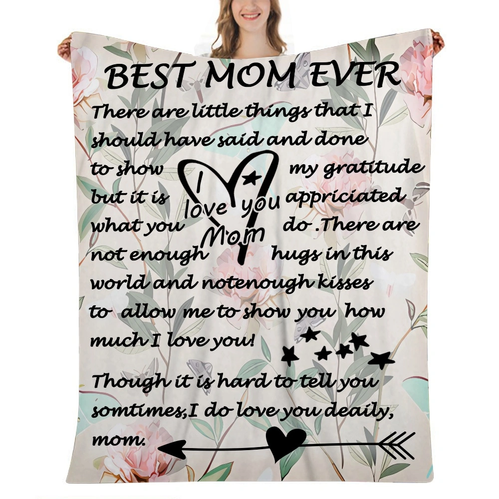 Mothers Day Fuzzy Blanket Cozy Luxury Throw Blanket,Extra Soft,,Fluffy,Plush Warm Throw Blanket for Couch Sofa Bed,32x48 inches(#088,32x48'')A