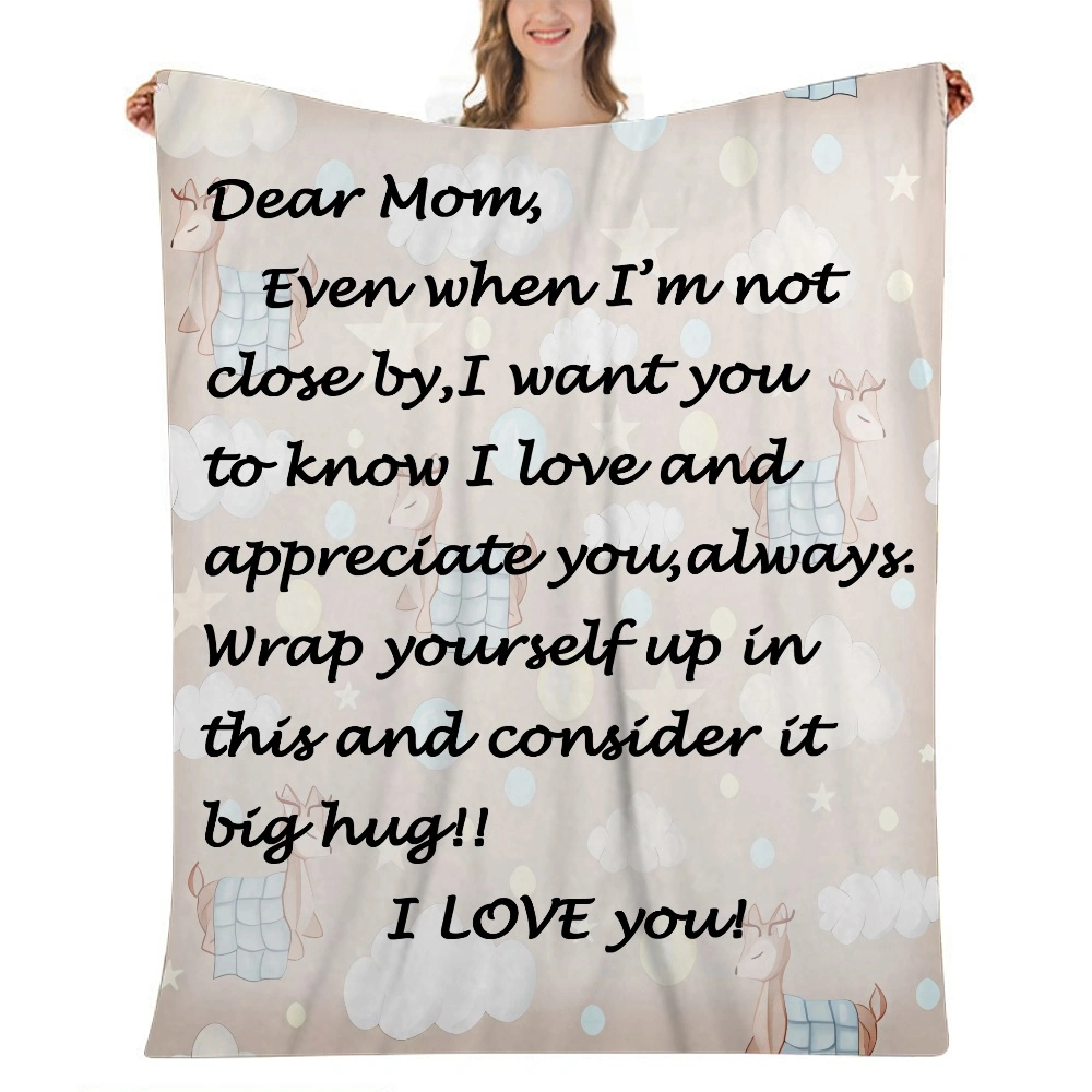 Mom Blanket Gift- Sweatshirt Blanket – Lightweight Blanket – Fleece Blanket,32x48 inches(#389,32x48'')A