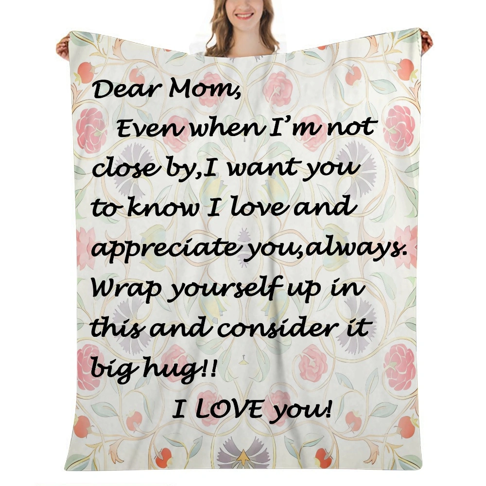 Mom Blanket Gift- Blanket Throw Blanket for Couch Gifts Fuzzy Cozy Soft Blankets - 32x48 inches(#392,32x48'')A