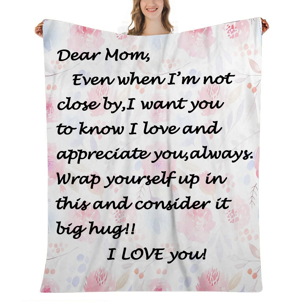 To My Mom Throw Blanket,Mother's Day Blanket Gifts for Mom Ultra Soft Cozy Warm All Season Flannel Fleece Blanket for Sofa Couch Bed Chair Camping Travel Home Decores,32x48''(#299,32x48'')A