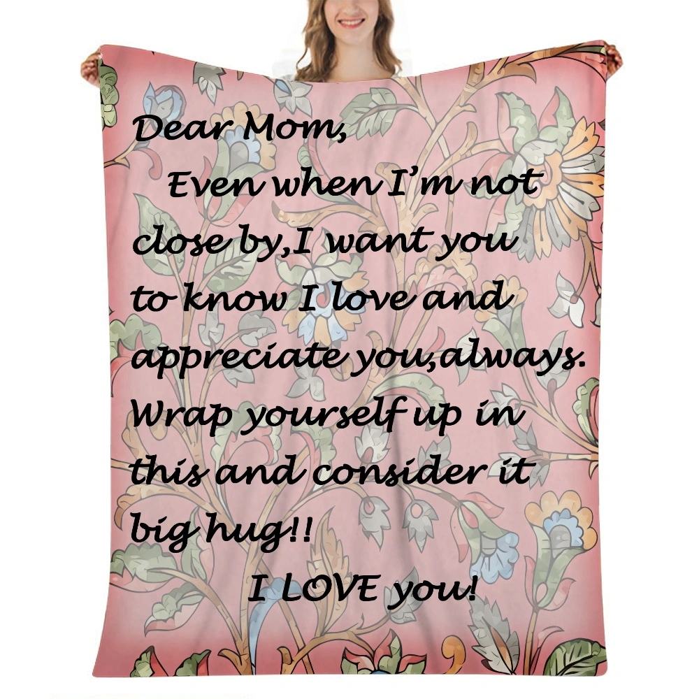 Mom Blanket Gift- Throw Blanket Lightweight Cotton Blanket for Sofa Couch Bed Baby Nursery,32x48 inch(#399,32x48'')A