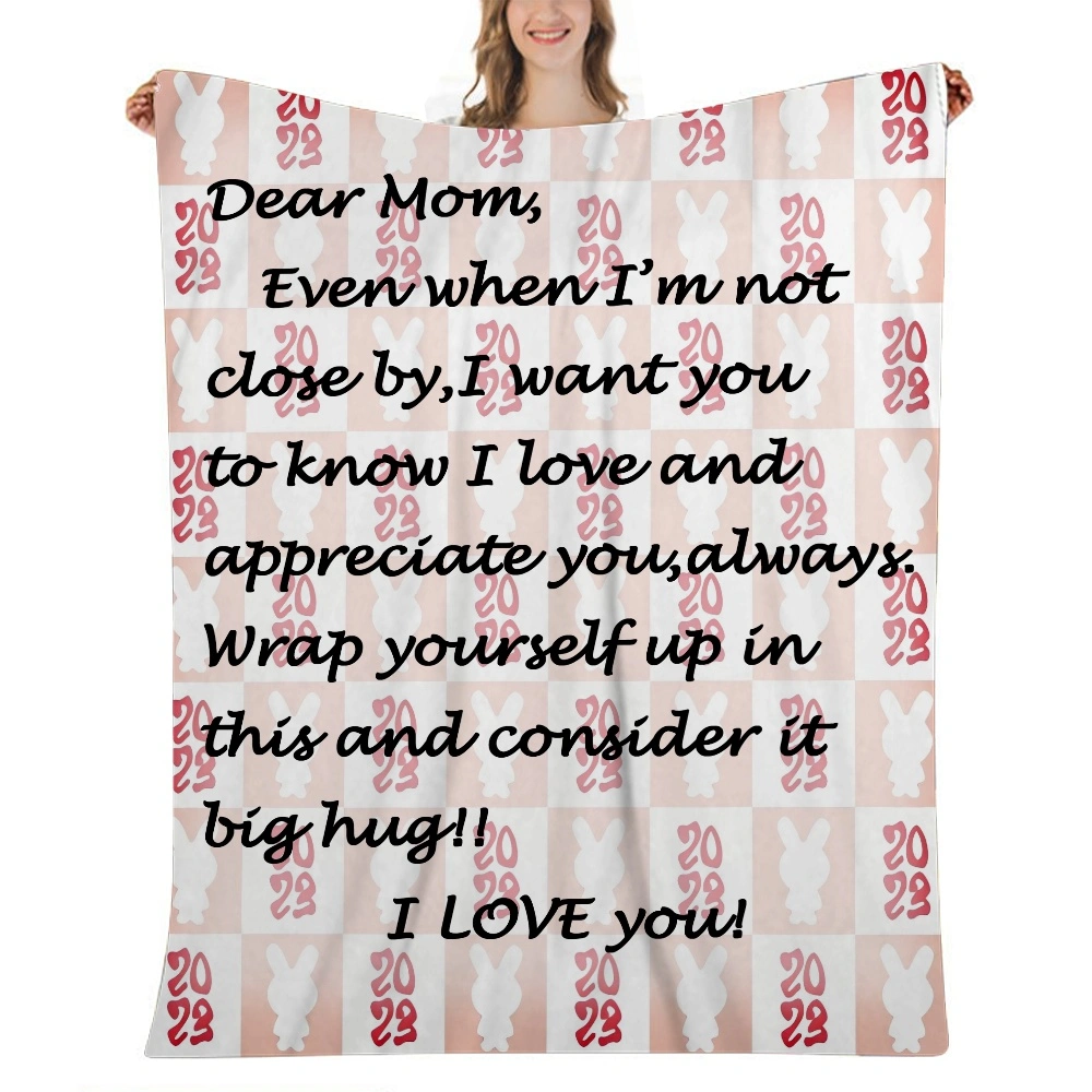 Mom Blanket from Son - Personalized to Mom Throw Blanket from Son Christmas Birthday Thanksgiving Gifts Mother Day's Soft Couch Bed Throw Blankets Gifts for Mom Blanket,32x48''(#301,32x48'')A