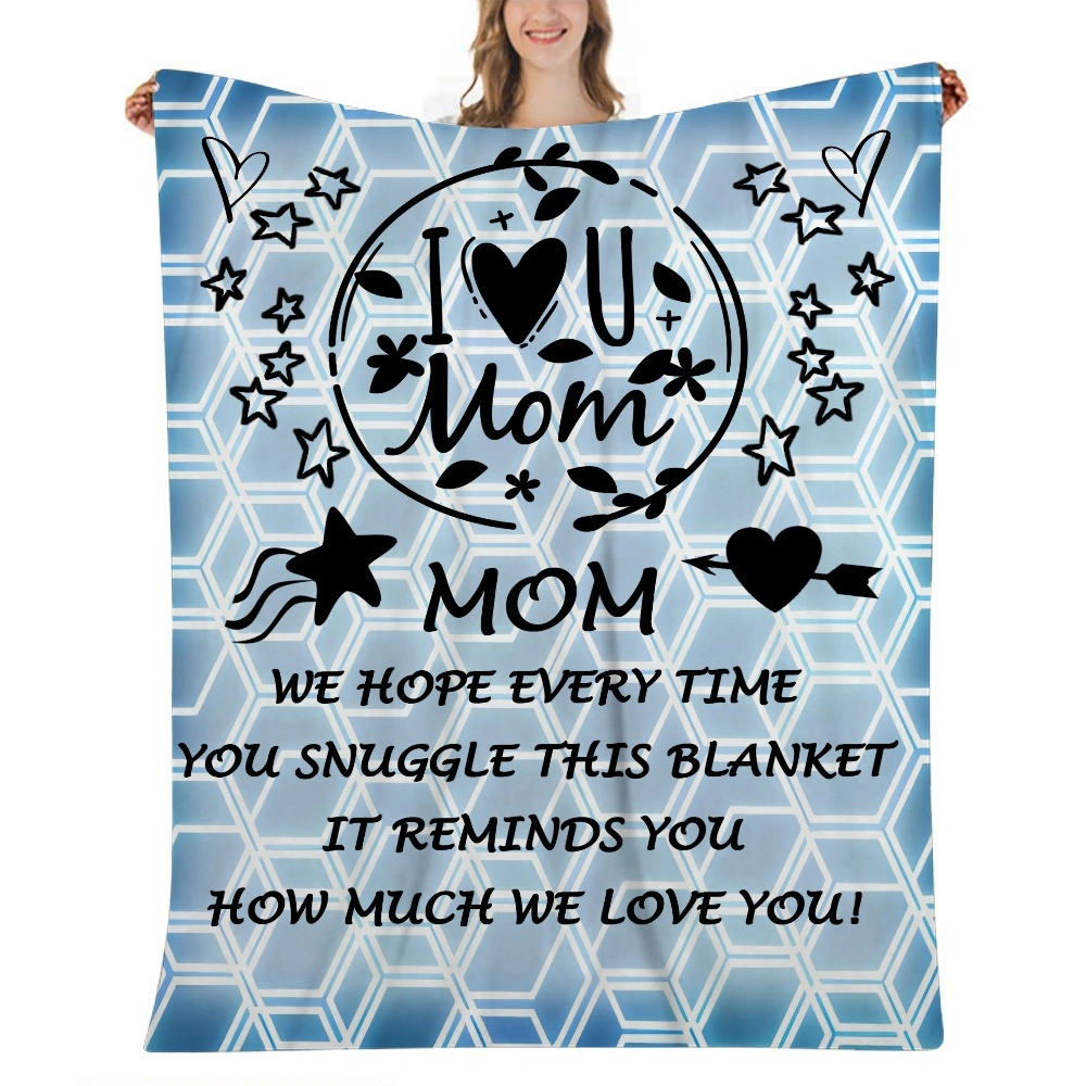 Mom Blanket Gift- Blanket Fleece Throw – 32x48 inches – Soft,Plush,Fluffy,Fuzzy,Warm,Cozy,Thick – Perfect for Couch,Bed,Sofa,Chair - Throw Blanket(#508,32x48'')A