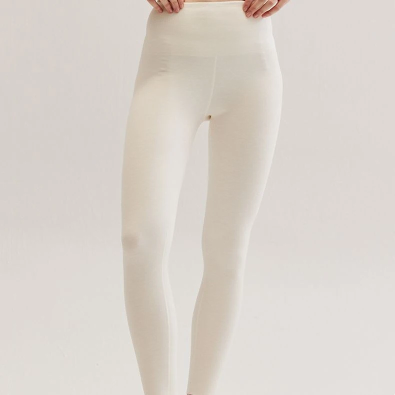 Thermal Pants Johns Elastic Slim-fit Fleece-lined Seamless Long Johns Leggings