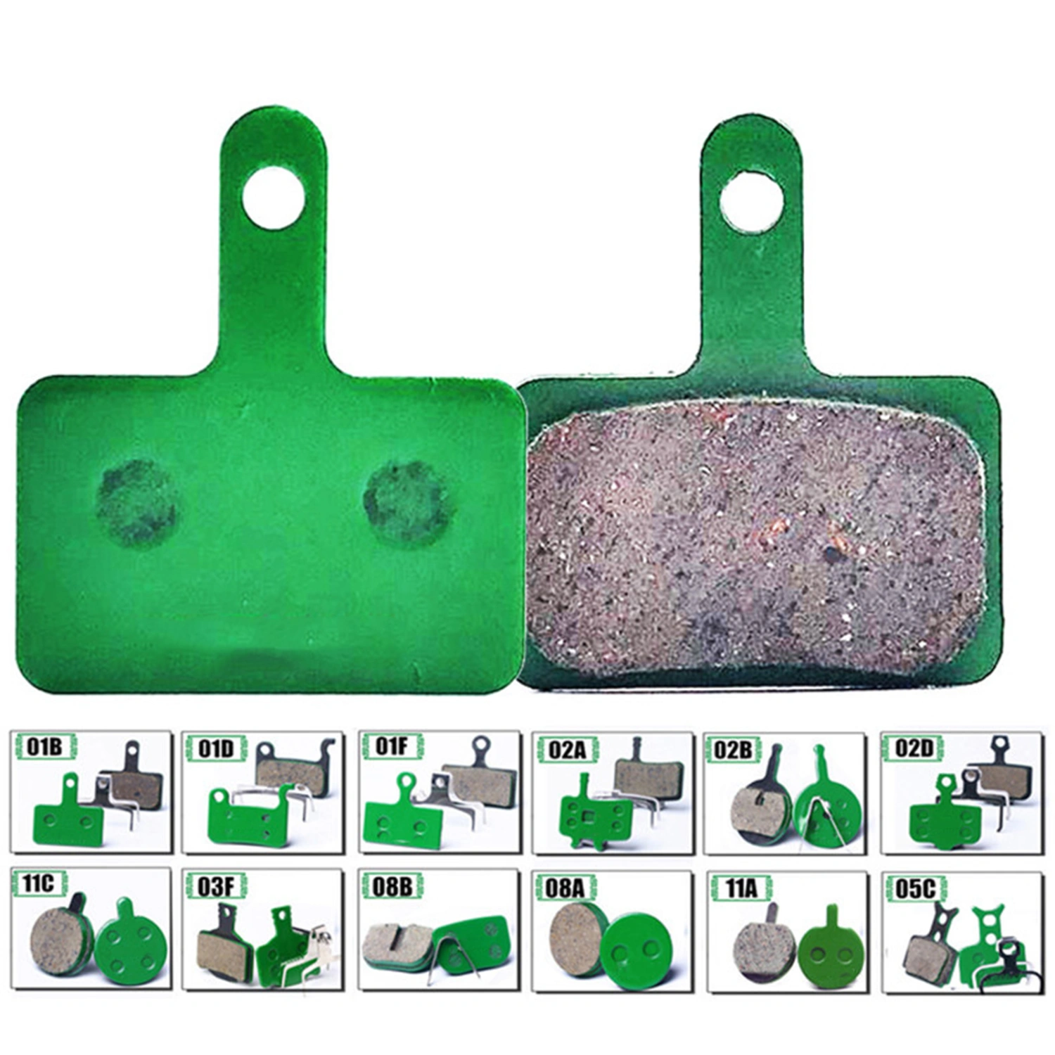 2Pcs M355/m446/BB5 Wear-resistant Ceramic MTB Bike Brake Pad Disc Rotor Stop
