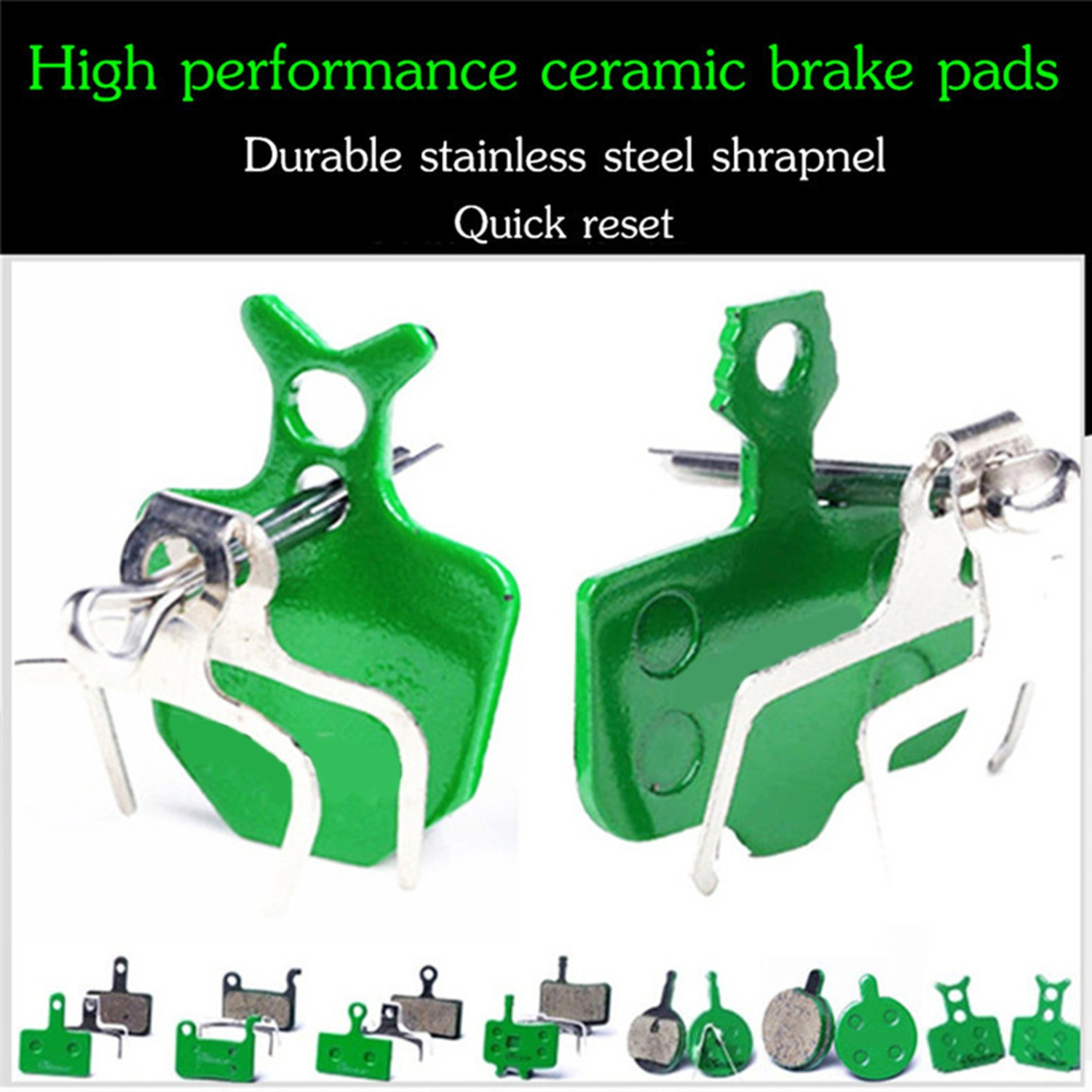 2Pcs M355/m446/BB5 Wear-resistant Ceramic MTB Bike Brake Pad Disc Rotor Stop