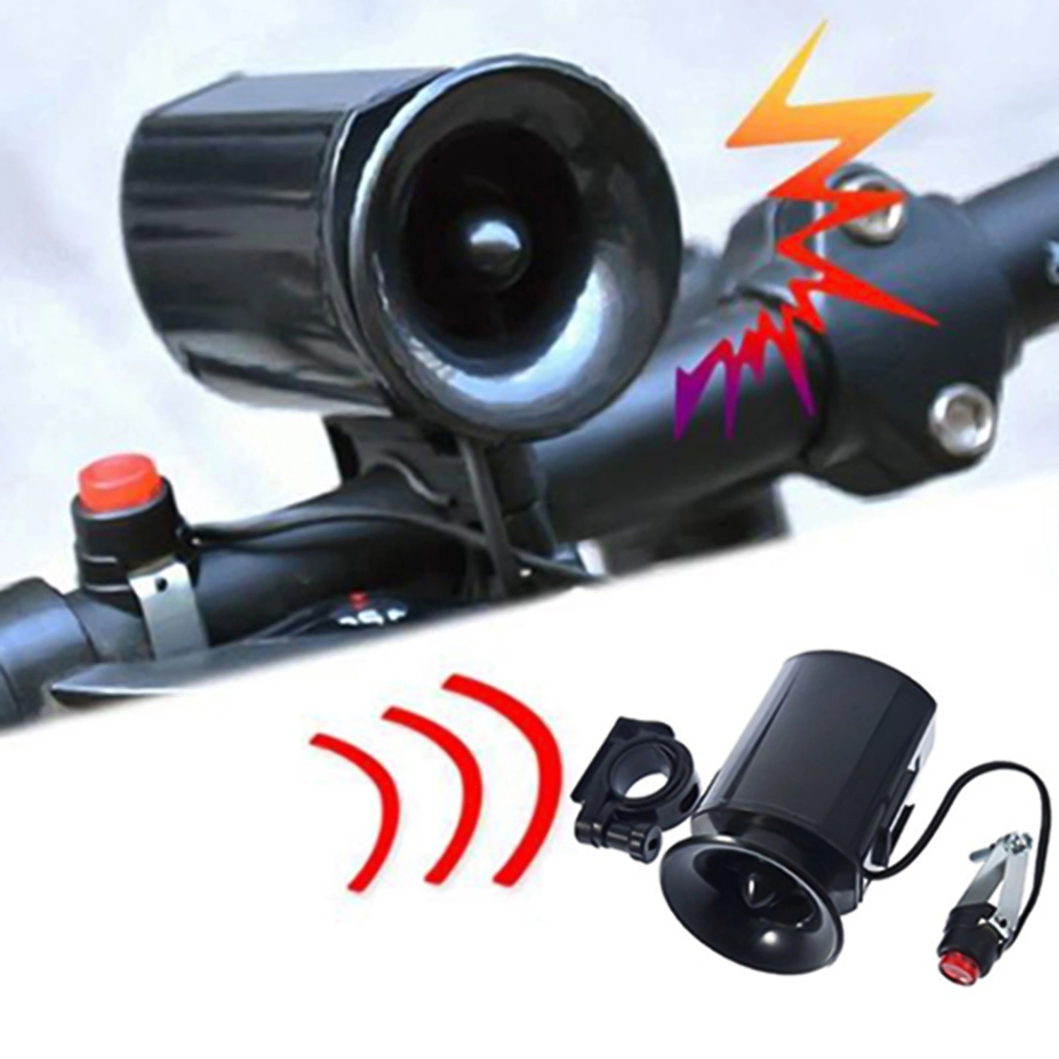Bicycle Alarm Ring Electric Stainless Plastic Bicycle Bell for Bike
