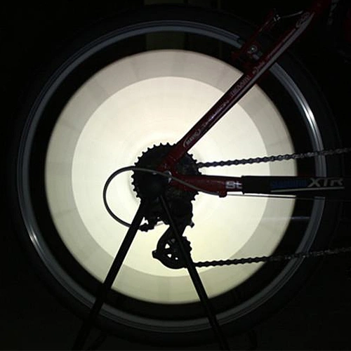 12Pcs Bicycle Wheel Spoke Reflector Reflective Mount Clip Tube Warning Strips