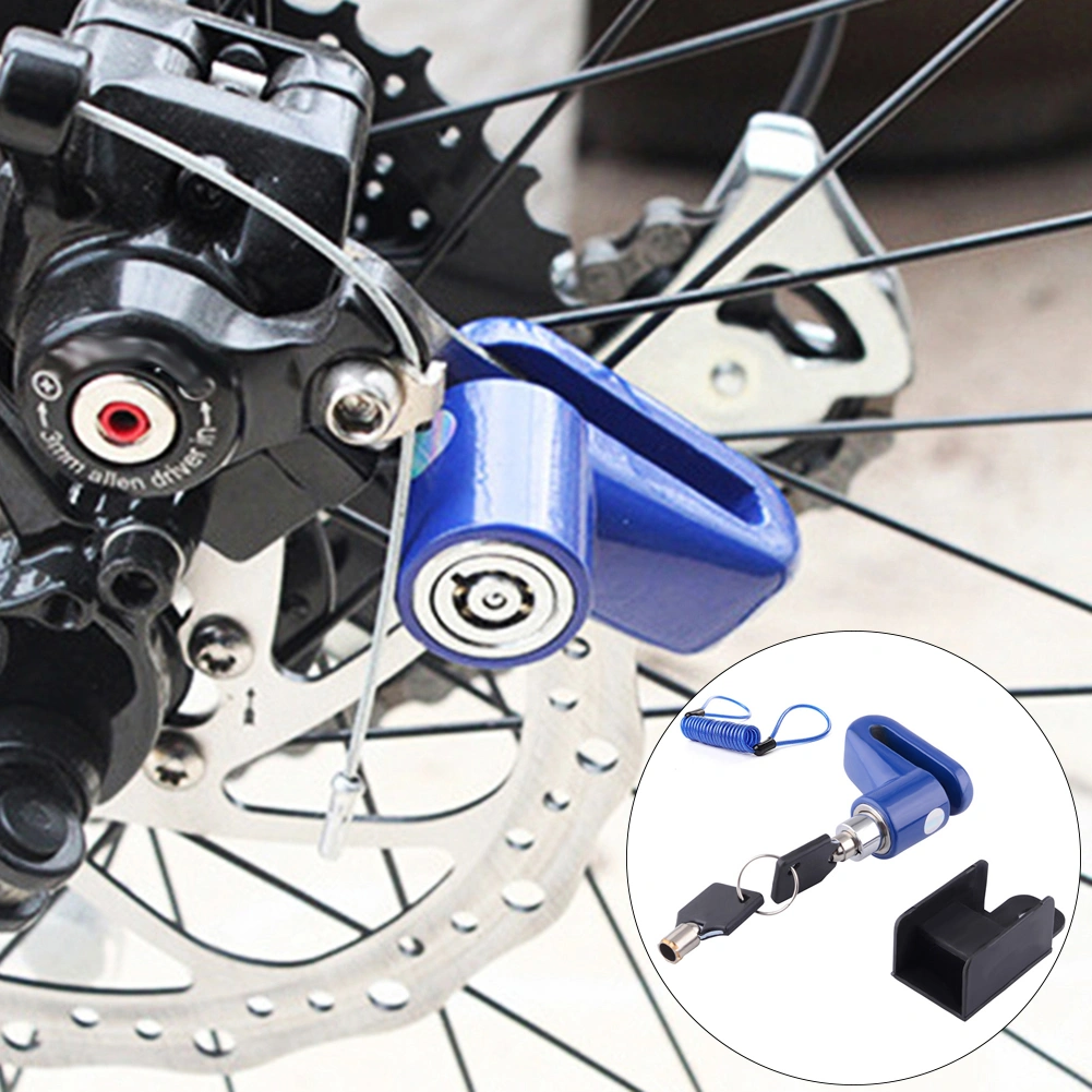 Anti-Theft Motorcycle MTB Bike Bicycle Scooter Wheel Safety Disc Brake Lock