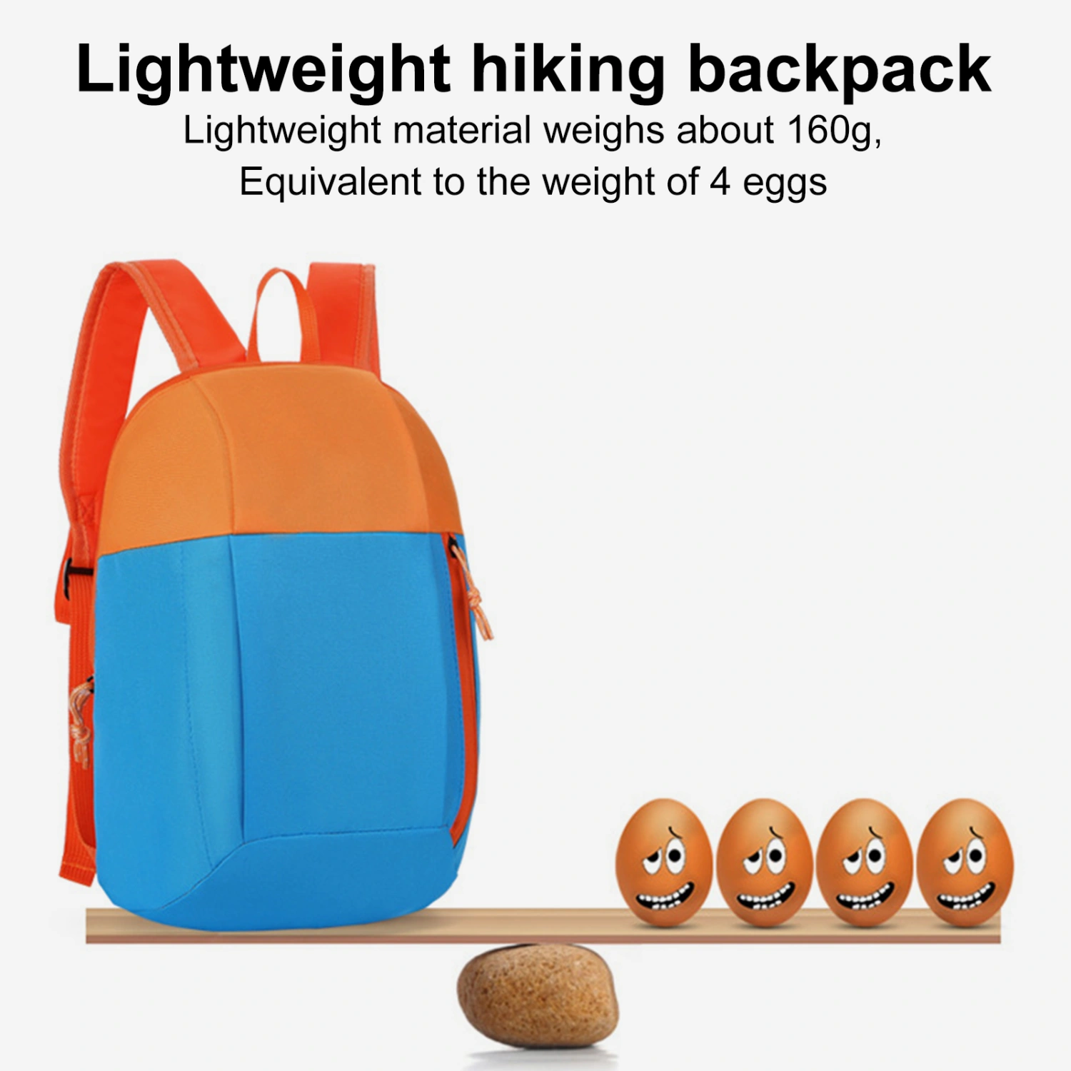 Ultralight Mini Backpack Widen Strap Oxford Cloth Adjustable Buckle Sport Backpack for Outdoor