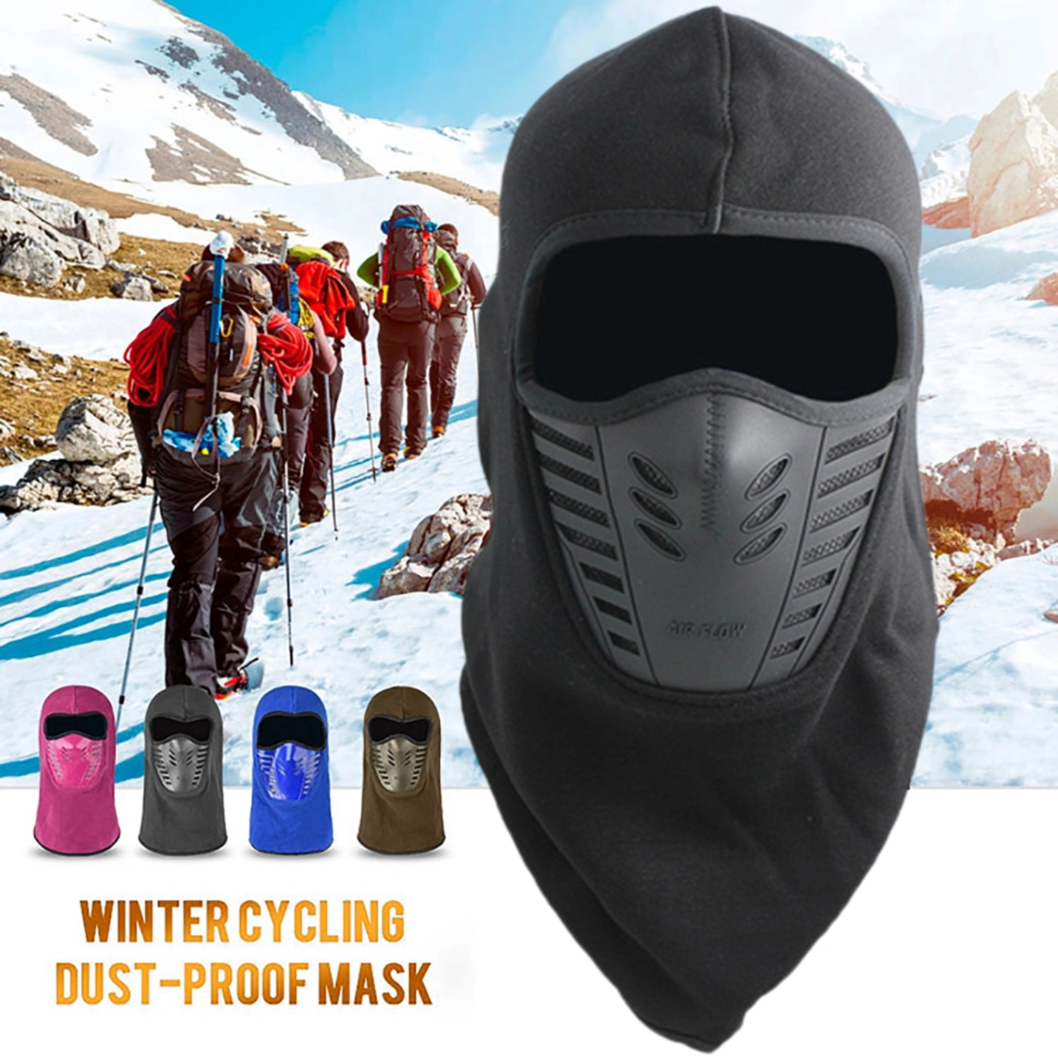 Full Protection Winter Cycling Motorcycle Skiing Beanie Balaclava Face Cover