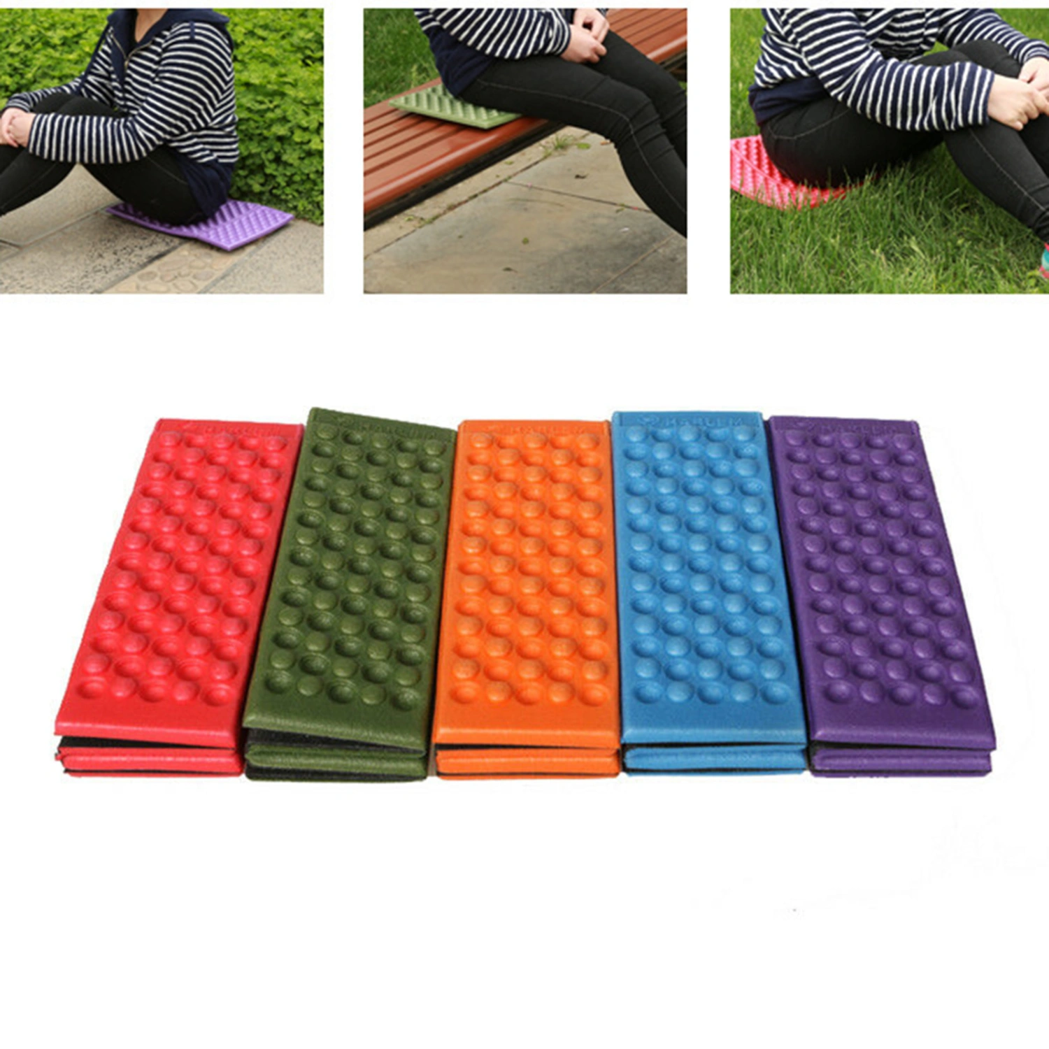 Outdoor Foldable Camping Hiking Beach Picnic XPE Seat Cushion Sitting Mat Pad