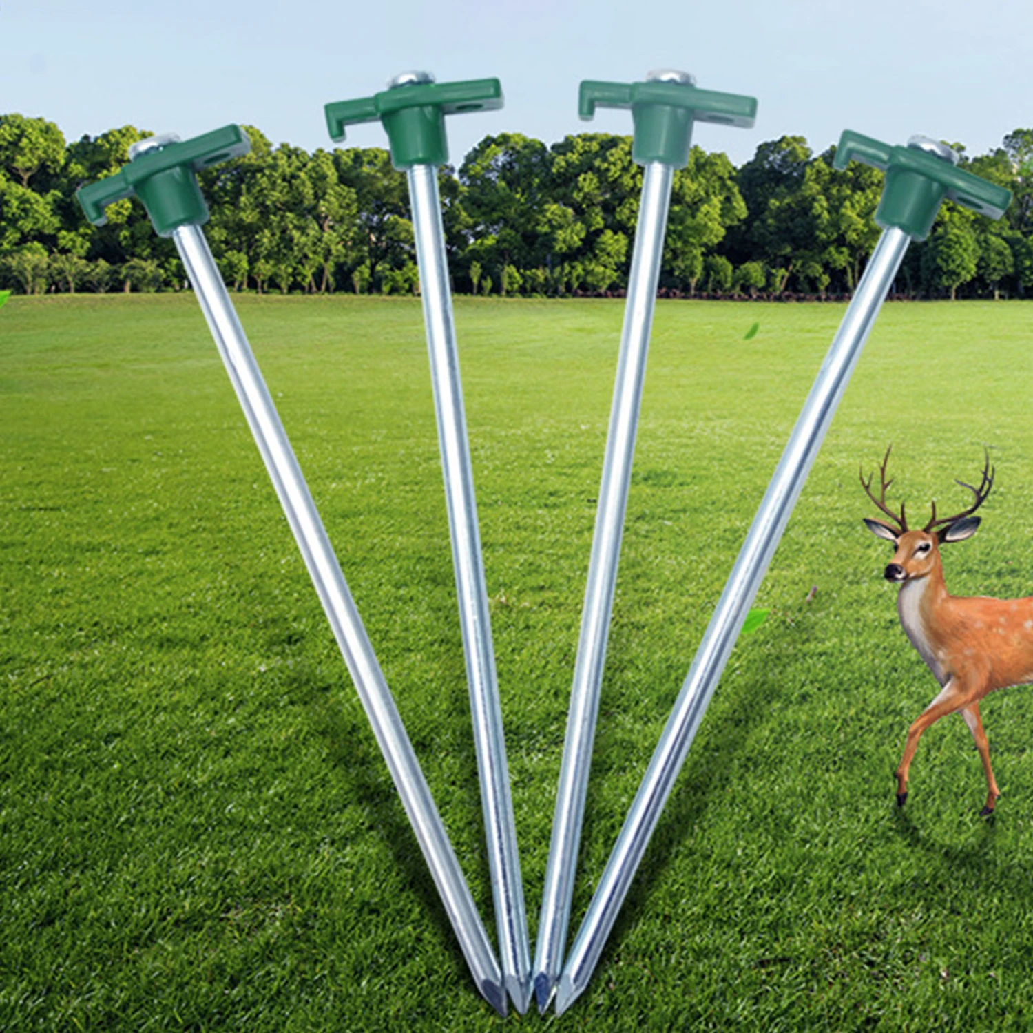 Camping Tent Stakes Heavy Duty Anti-rust Indeformable Outdoor Camping Accessoriness Tent Stakes for Outdoor