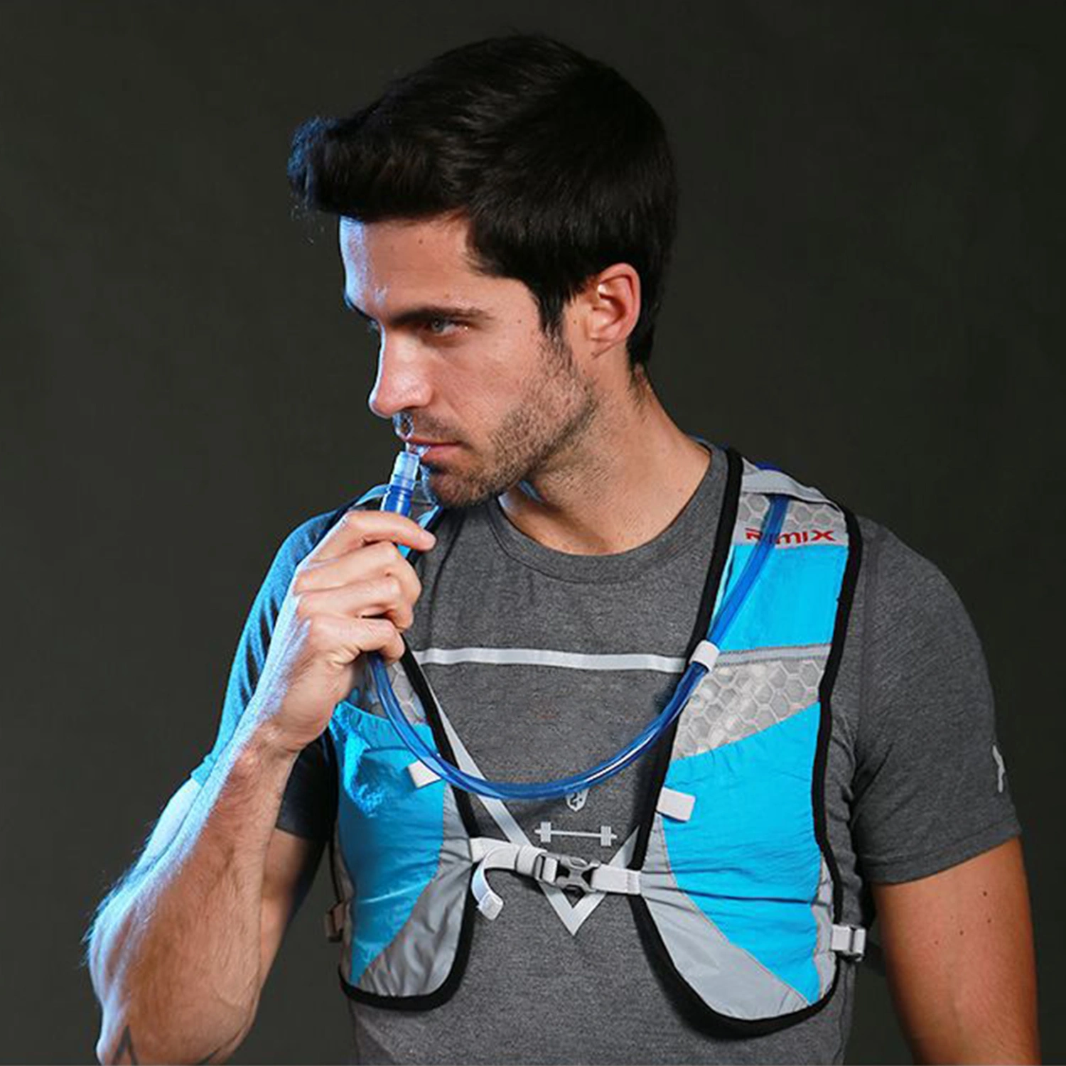 2L RIMIX Large Capacity Water Bladder Bag Portable Running Drink Backpack for Outdoor Sports