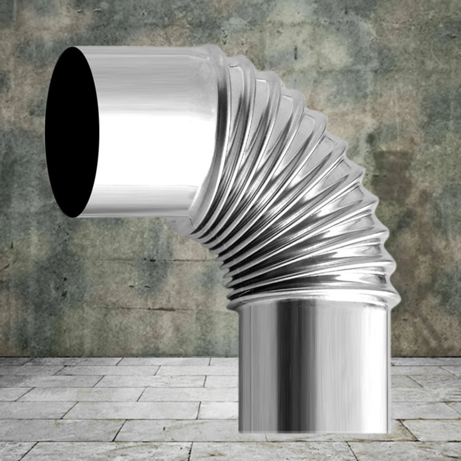 Chimney Flue Rust-proof Fit Seamlessly Accessories Water Heater Extension Kit Camping Elbow Pipes for Outdoor