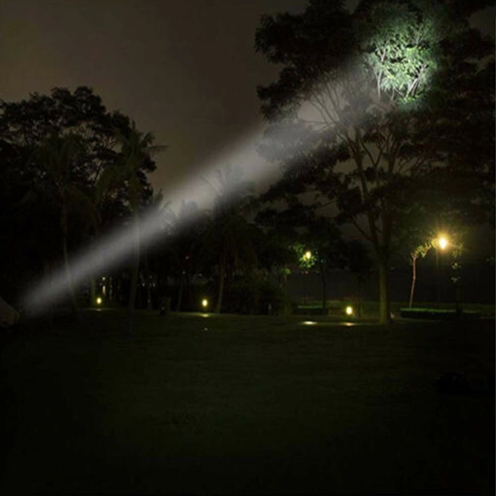 Aluminum Alloy Super Bright USB Rechargeable LED UV Light Flashlight Torch Lamp