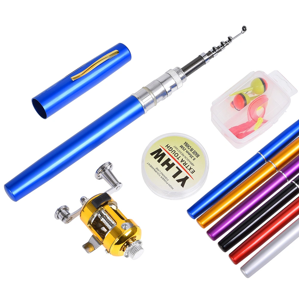 Outdoor Portable Pocket Telescopic Light Weight Sea Fishing Rod Pole Fish Tackle