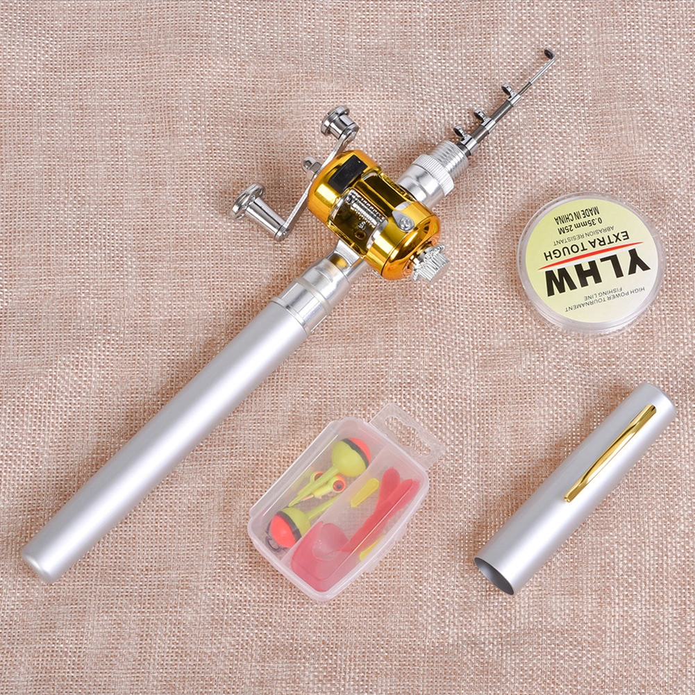 Outdoor Portable Pocket Telescopic Light Weight Sea Fishing Rod Pole Fish Tackle