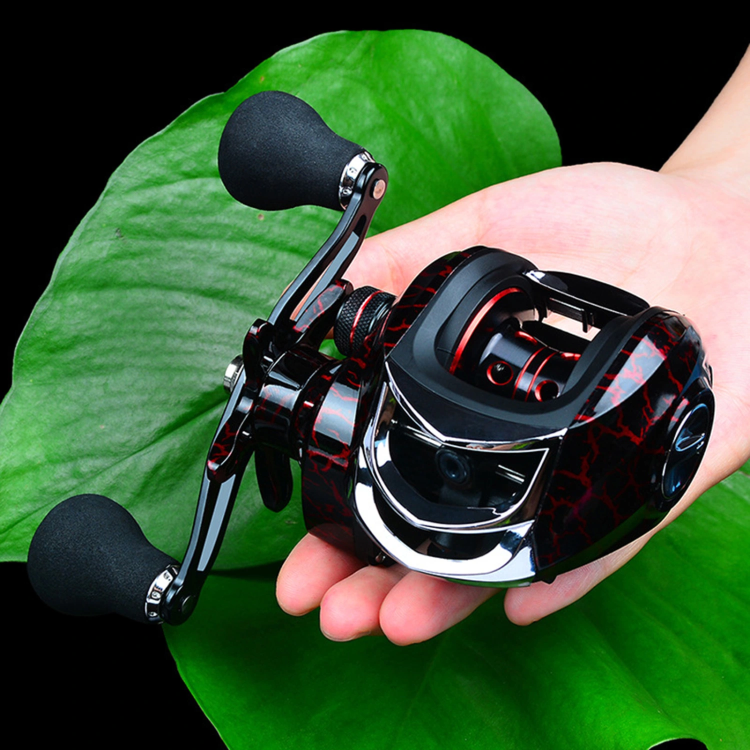 7:1:1 Ultra-light Streamline Magnetic Brake Bait Casting Reel Fishing Tackle