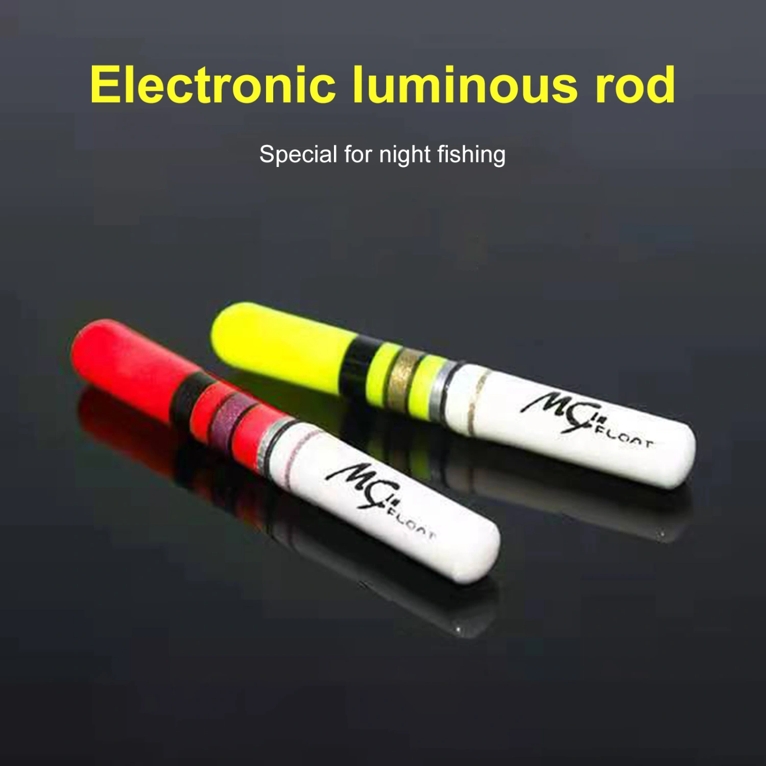 Electronic Fishing Float Light Stable Plastic High Strength Fishing Glow Stick for Angling
