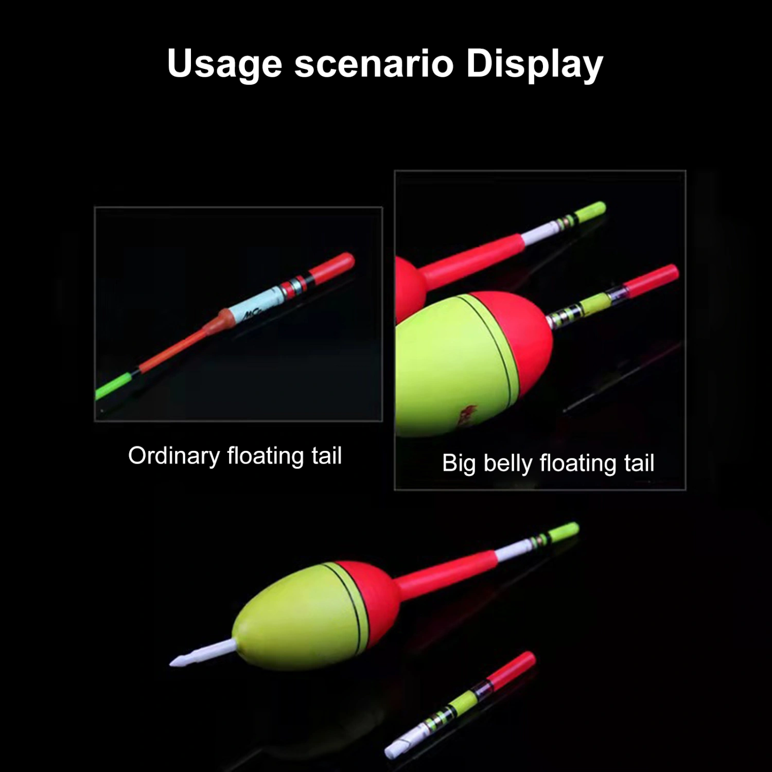Electronic Fishing Float Light Stable Plastic High Strength Fishing Glow Stick for Angling