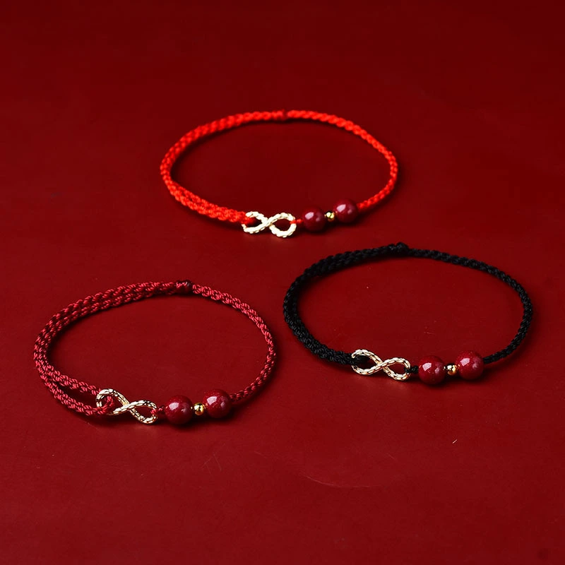 Cinnabar 8 Shape Hand Woven Hand Rope