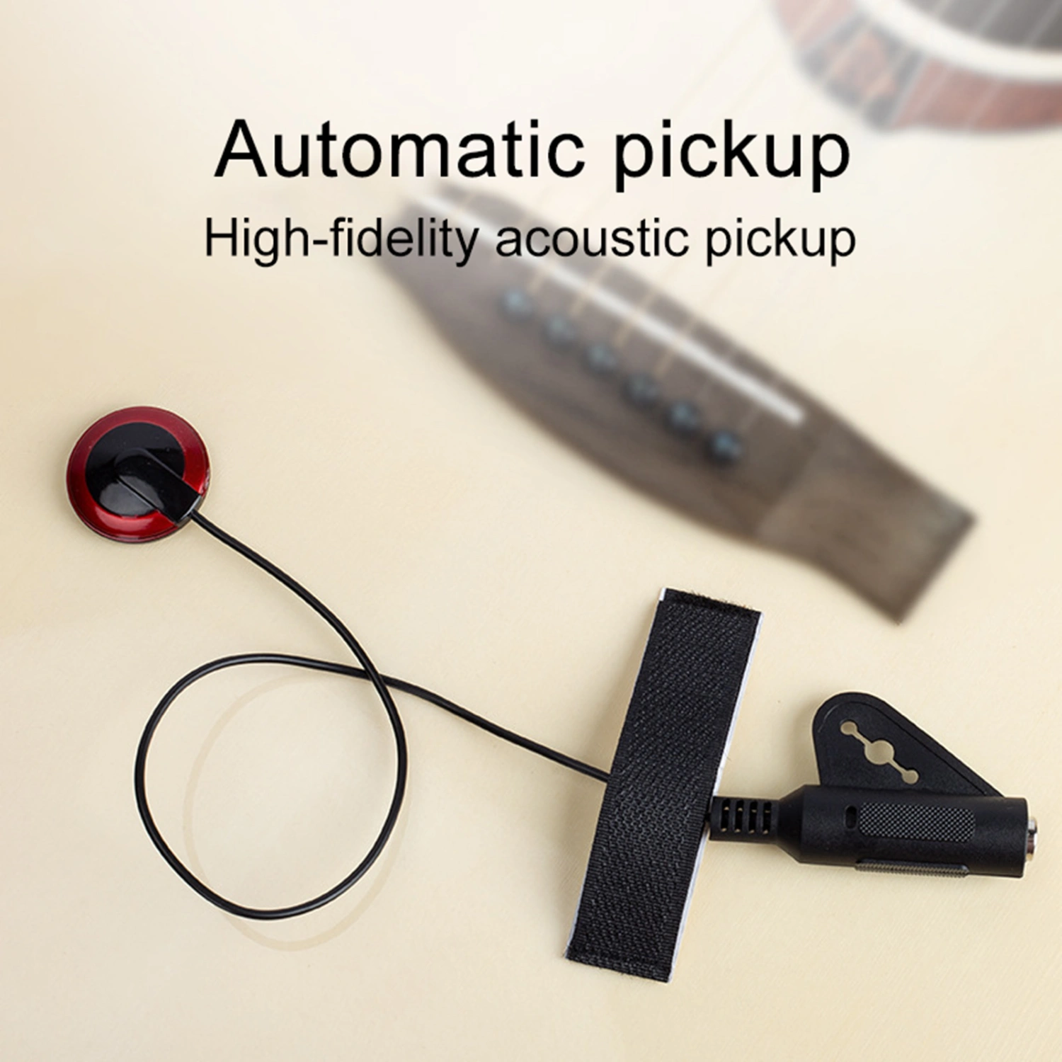 Acoustic Guitar Pickup No Battery Required High Sensibility Accessory Super String Balance Acoustic Guitar Pickup for Musical