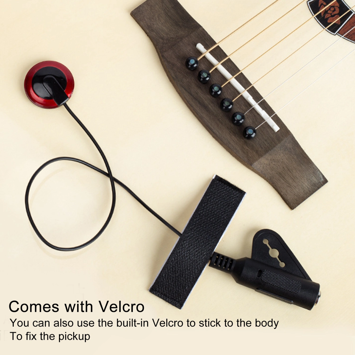 Acoustic Guitar Pickup No Battery Required High Sensibility Accessory Super String Balance Acoustic Guitar Pickup for Musical