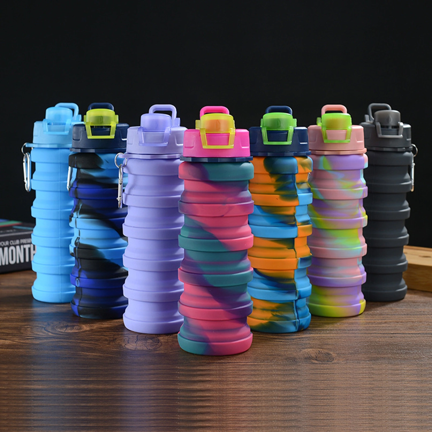 500ml Foldable Water Bottle Portable Bicycle Cycling Drinking Cup for Outdoor Sports