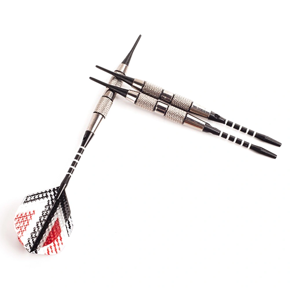 3Pcs/Set Professional Aluminium Alloy Plastic Darts Shaft Tip Flights with Box