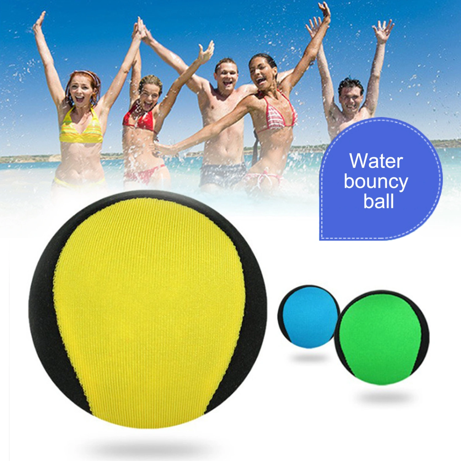5/6cm Outdoor Bouncing Ball Floating Water Toy for Swimming Pools
