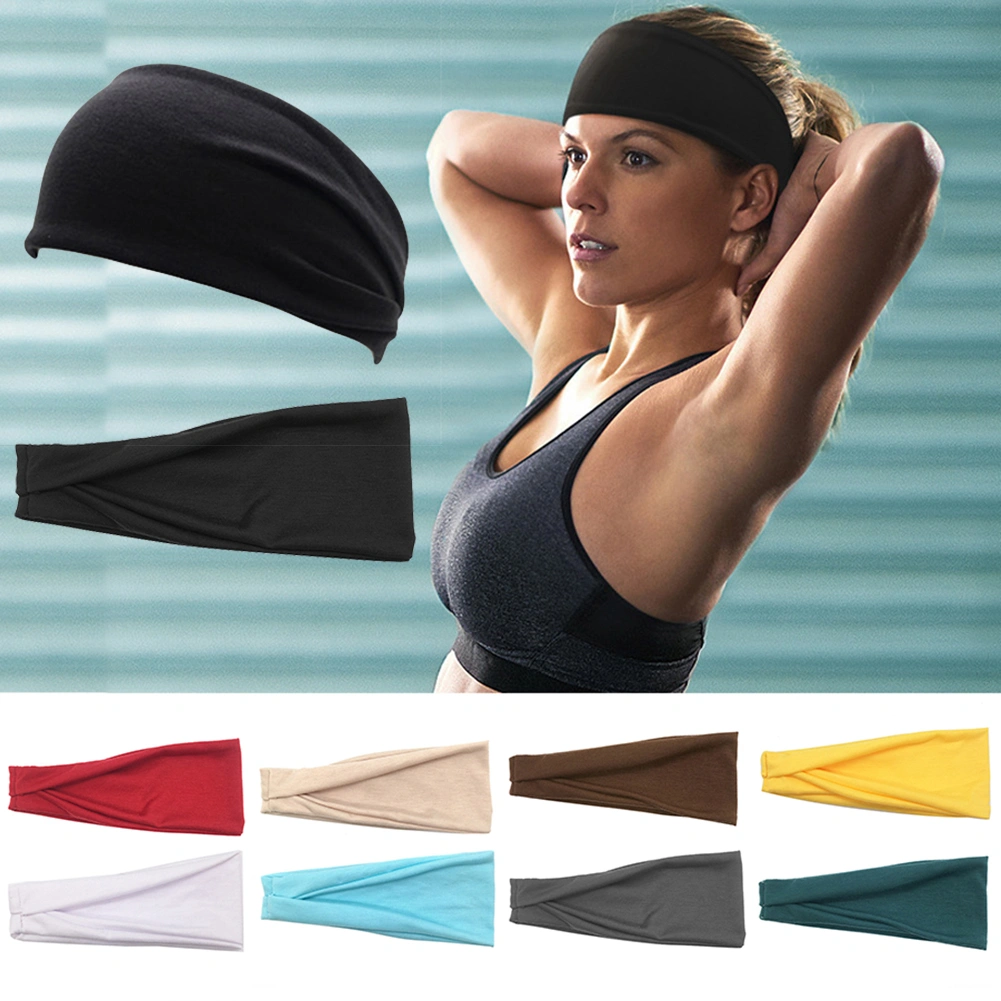Elastic Breathable Yoga Running Sports Fitness Anti-slip Headband Sweat Band