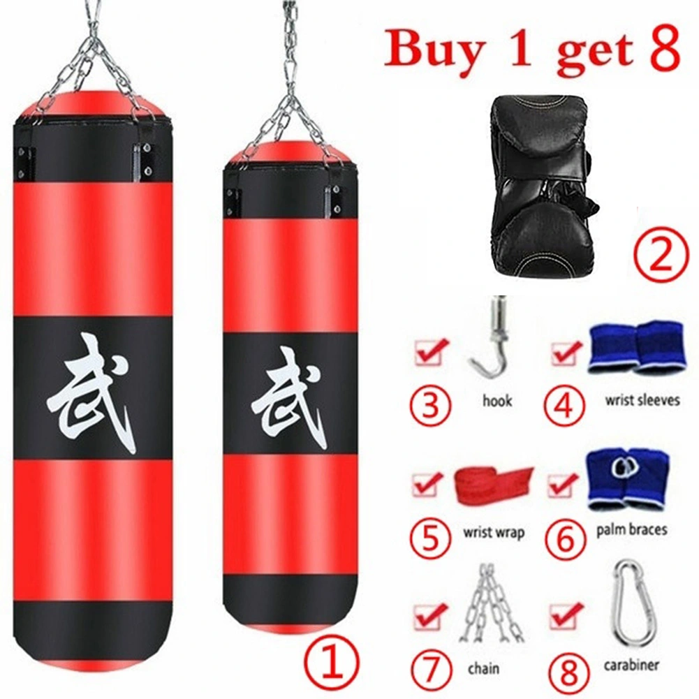 8Pcs/Set Fitness Training MMA Boxing Punching Bag Sport Kick Hanging Sandbag