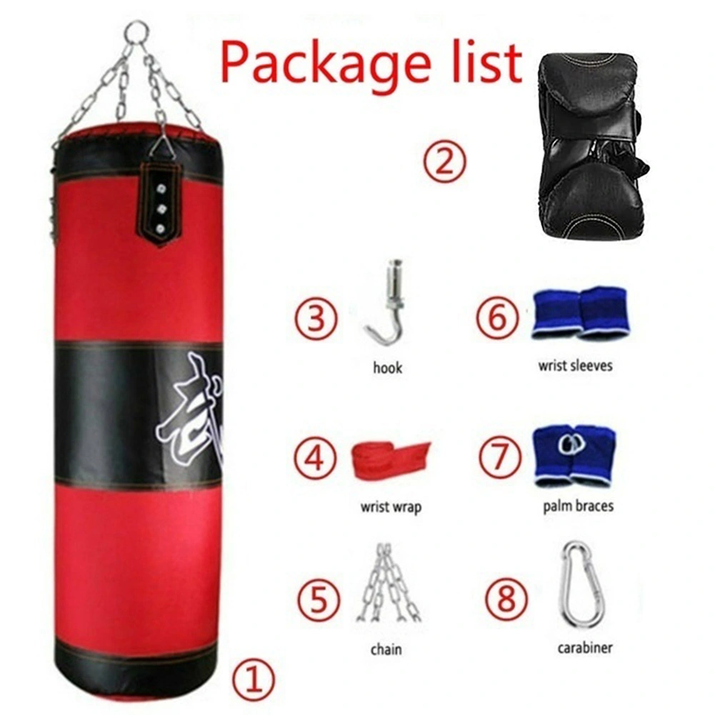 8Pcs/Set Fitness Training MMA Boxing Punching Bag Sport Kick Hanging Sandbag