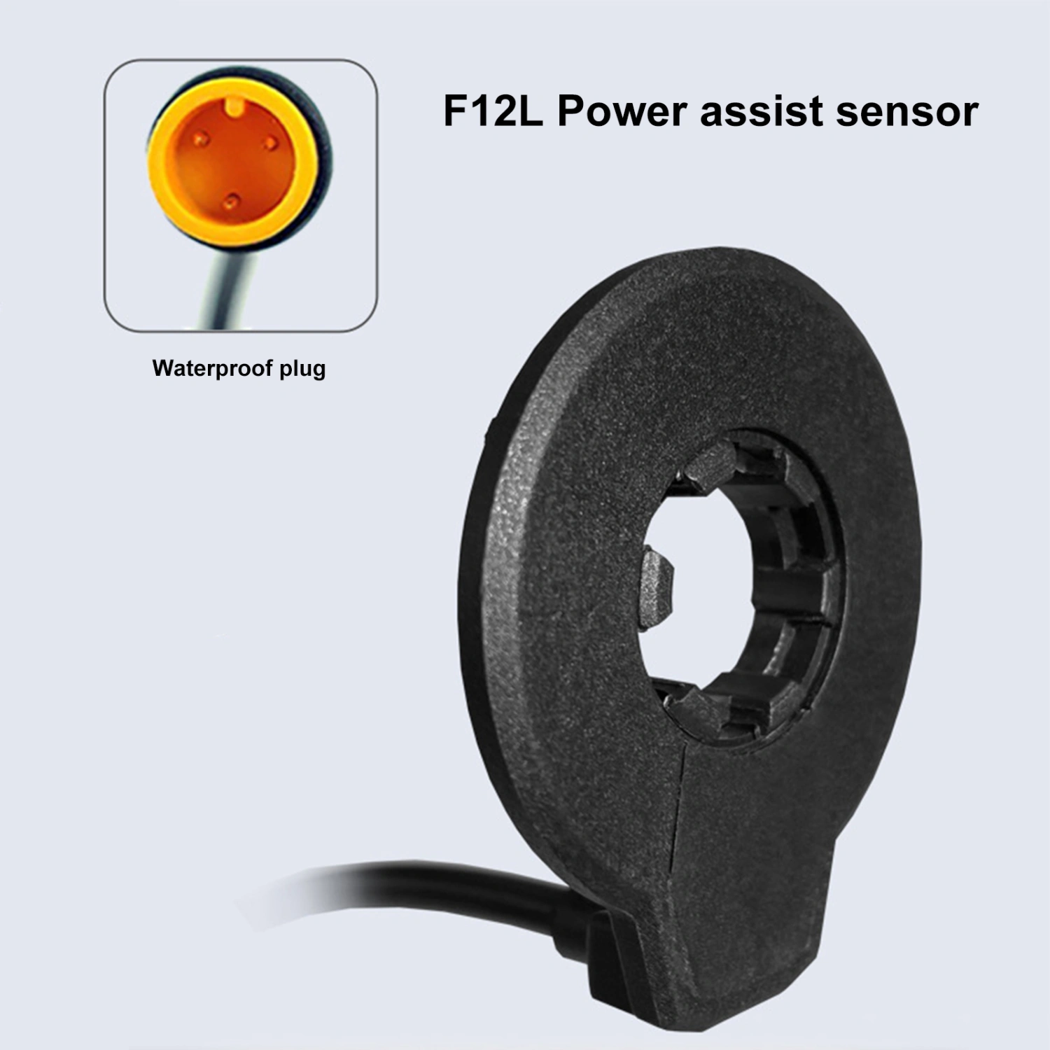 E-Bike Assist Sensor High Sensitivity Waterproof Connector Universal Bike Part Modification 12 Magnetic Dual Hall Sensor Pedal Assist System Bicycle Accessories