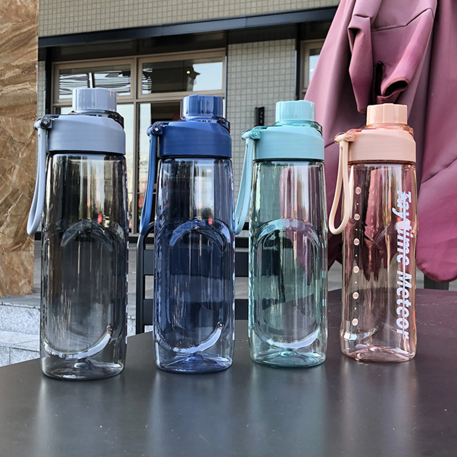 680ml Water Bottle Good Sealing Anti-crack Accessory Gym Camping Hiking Travel Water Bottle for Cycling