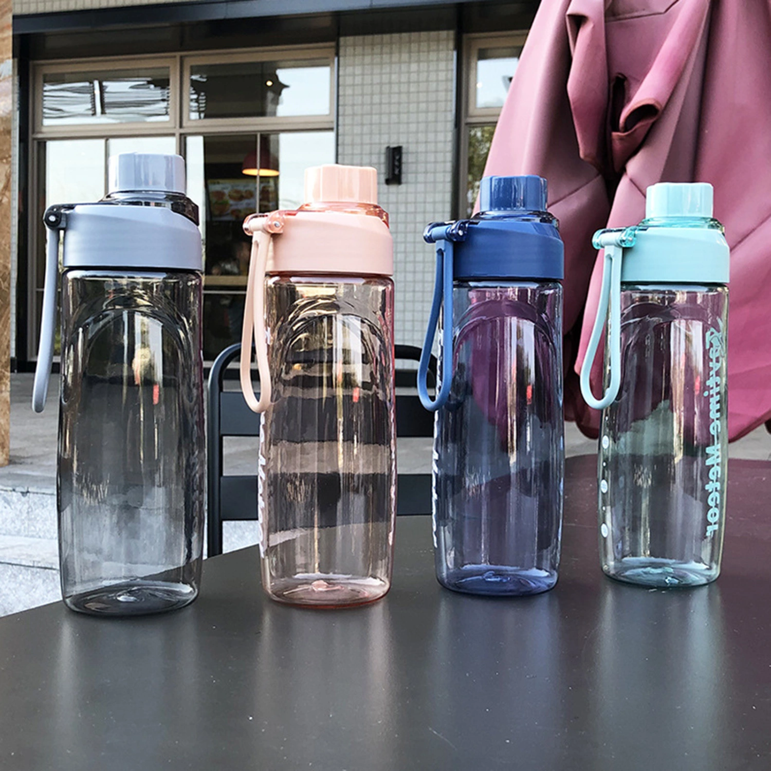 680ml Water Bottle Good Sealing Anti-crack Accessory Gym Camping Hiking Travel Water Bottle for Cycling