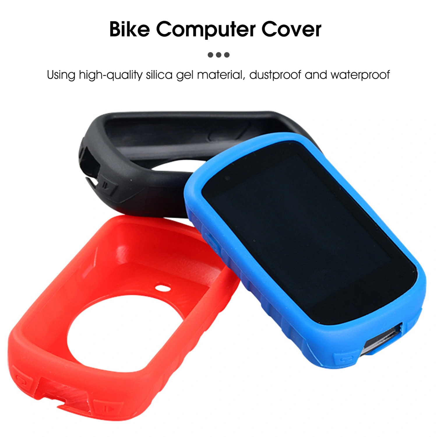 Dust-proof GPS Computer Cover High Elasticity Black/Red/Blue Scratch-resistant Bike Computer Cover for Garmin edge830
