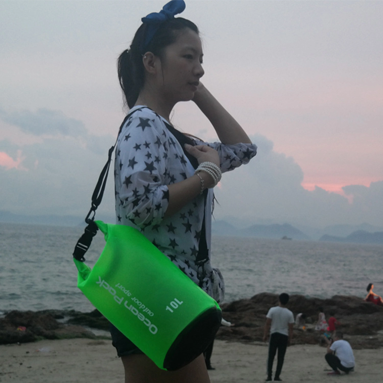 2/5/10/15/20L Rafting Bag Foldable High Capacity Leak-proof PVC Waterproof Dry Bag Pack Sack Swimming Bag Outdoor Supplies