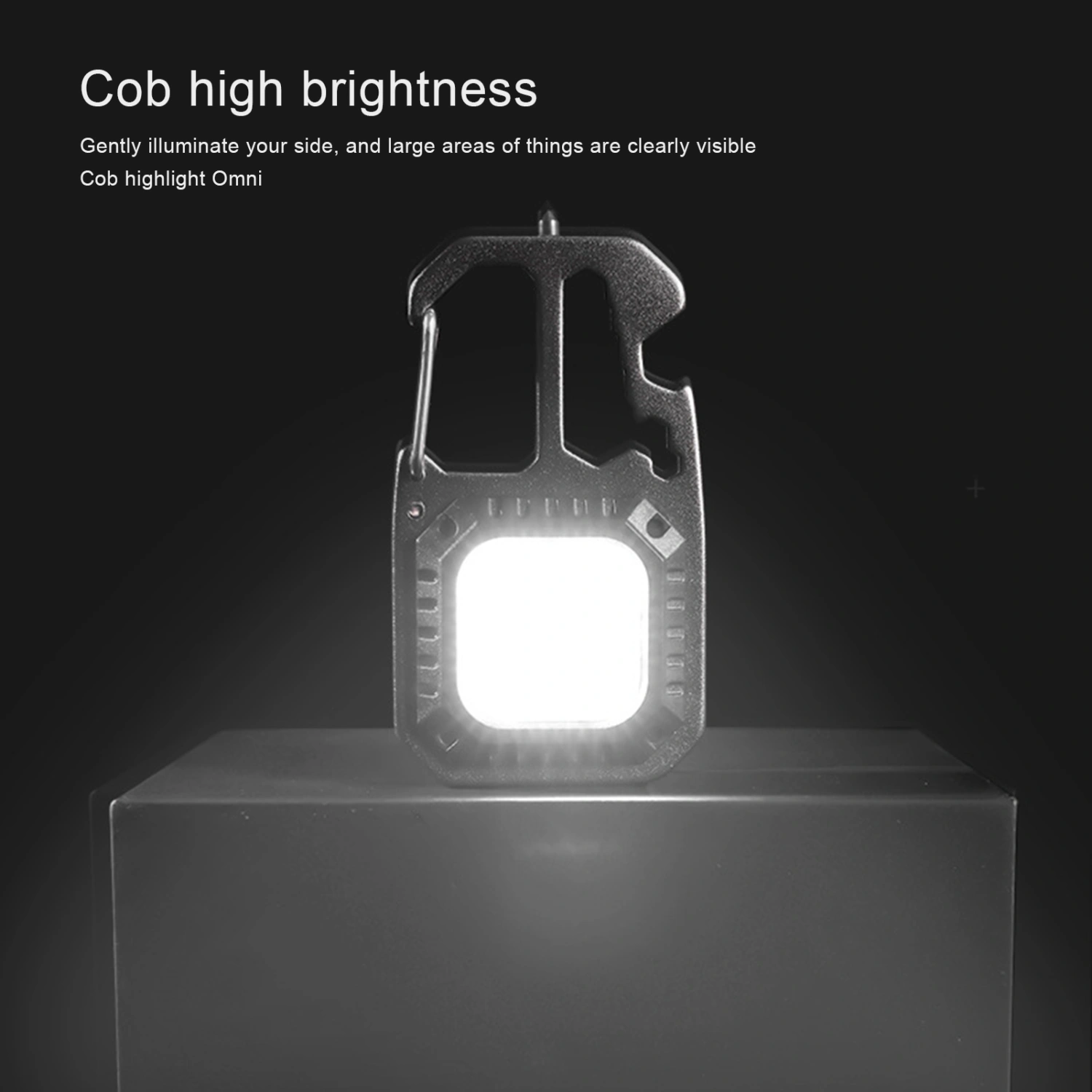 Key Light Life Waterproof Multifunctional High Brightness Mini Flashlight for Outdoor Camping Fishing Climbing Hiking