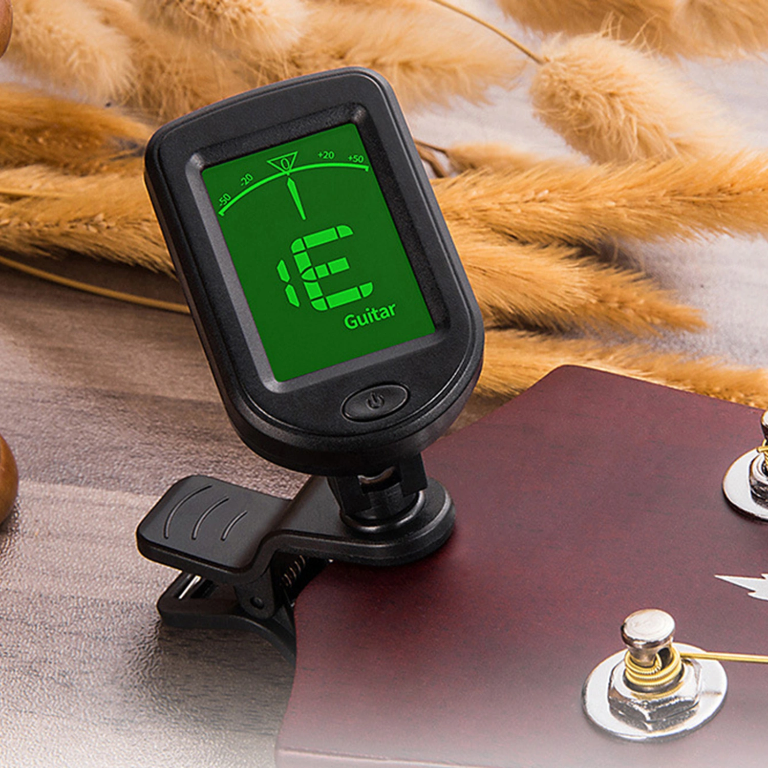 Guitar Tuner Anti-Slip Sensitive Accurate Automatic Tuning ABS Digital Clip on Fast Tuning Digital Tuner Instruments Accessories